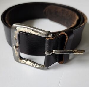 Express Genuine Leather Belt Mens Medium Brown Classic Dress